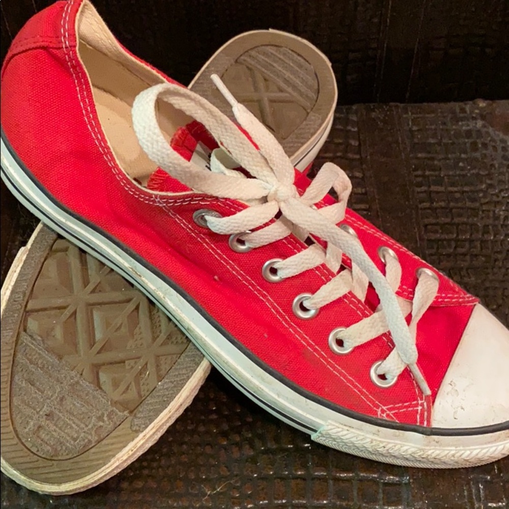 Red Converse - Picture 2 of 4